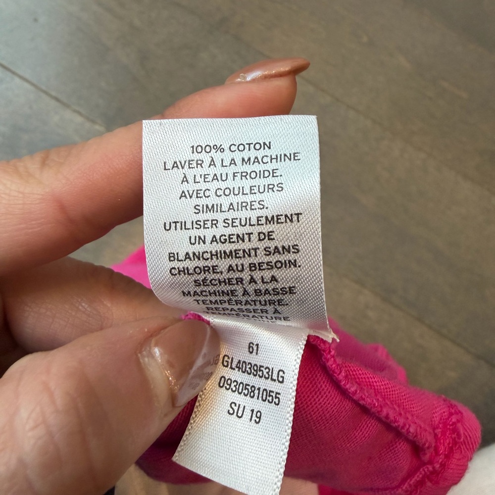 Tucker + Tate Pink to White Ombre Knot-Shoulder Tank - Picture 5 of 6